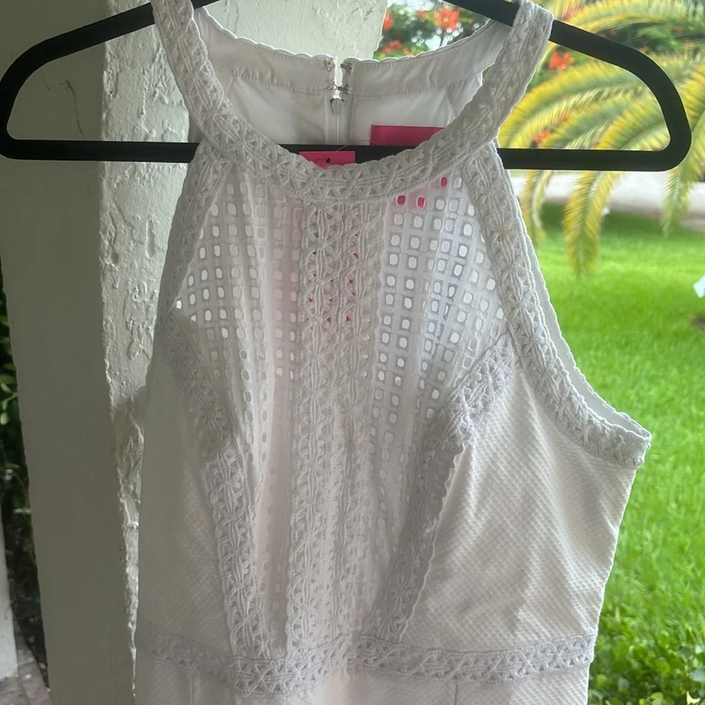 Lilly Pulitzer Charlize Stretch shift-12-white - Picture 4 of 15